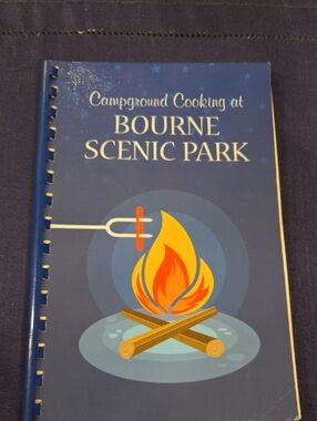 Campground Cooking at Bourne Scenic Park Cookbook - Blue Cover